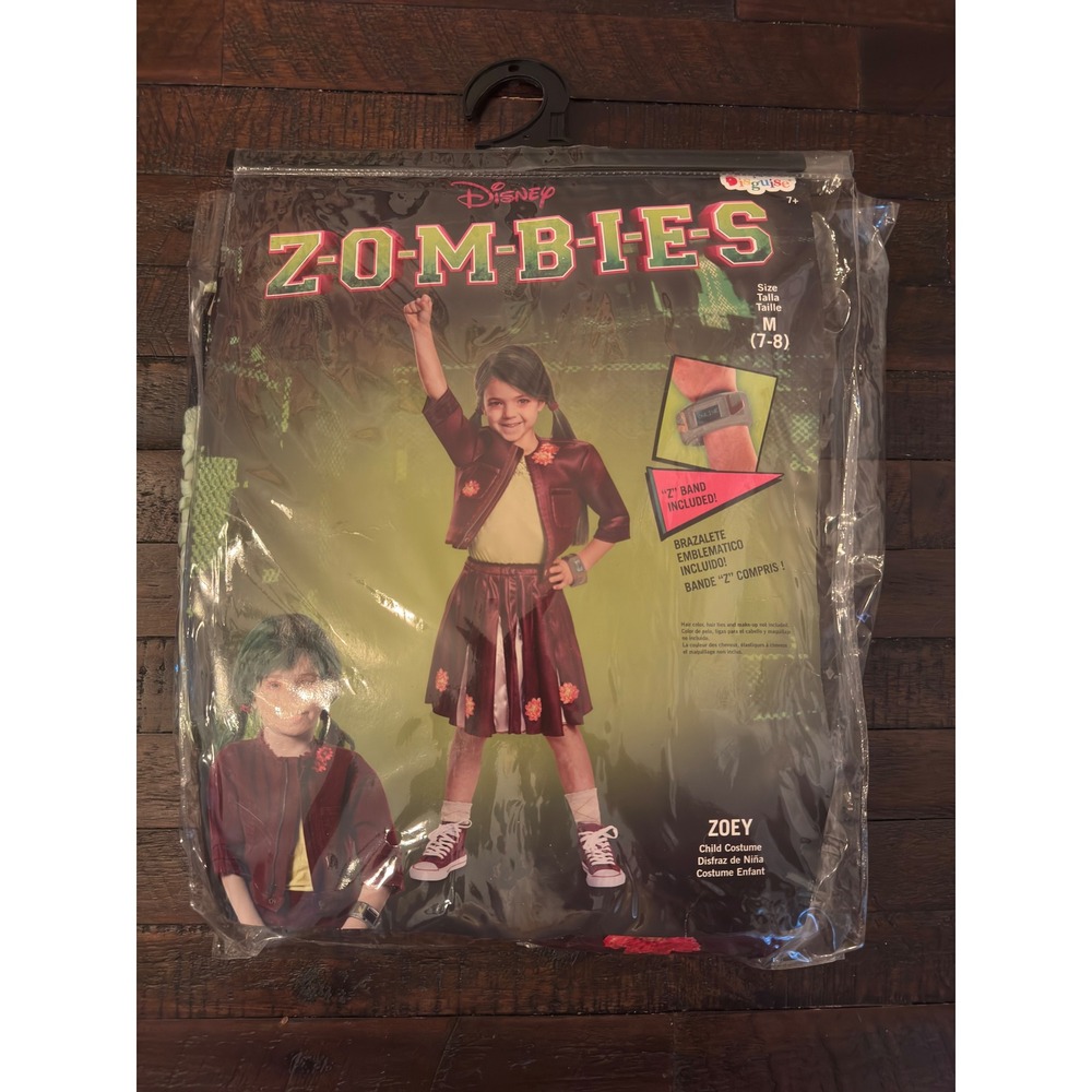 Disney Zombies Zoey Child Costume Disguise Girls Medium 7-8 Halloween Dress Up